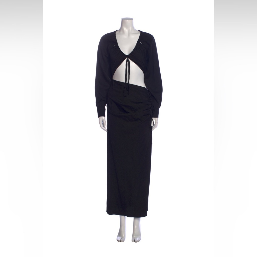 Christopher Esber Black Long Sleeve Dress